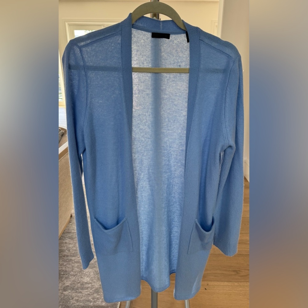 ATM Anthony Thomas Melillo Sky Blue Open Cardigan